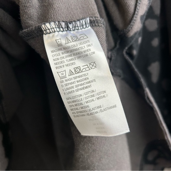 Rachel Hollis Black/Grey Made for More Acid/Stonewash Crewneck Sweatshirt Medium - Picture 10 of 10